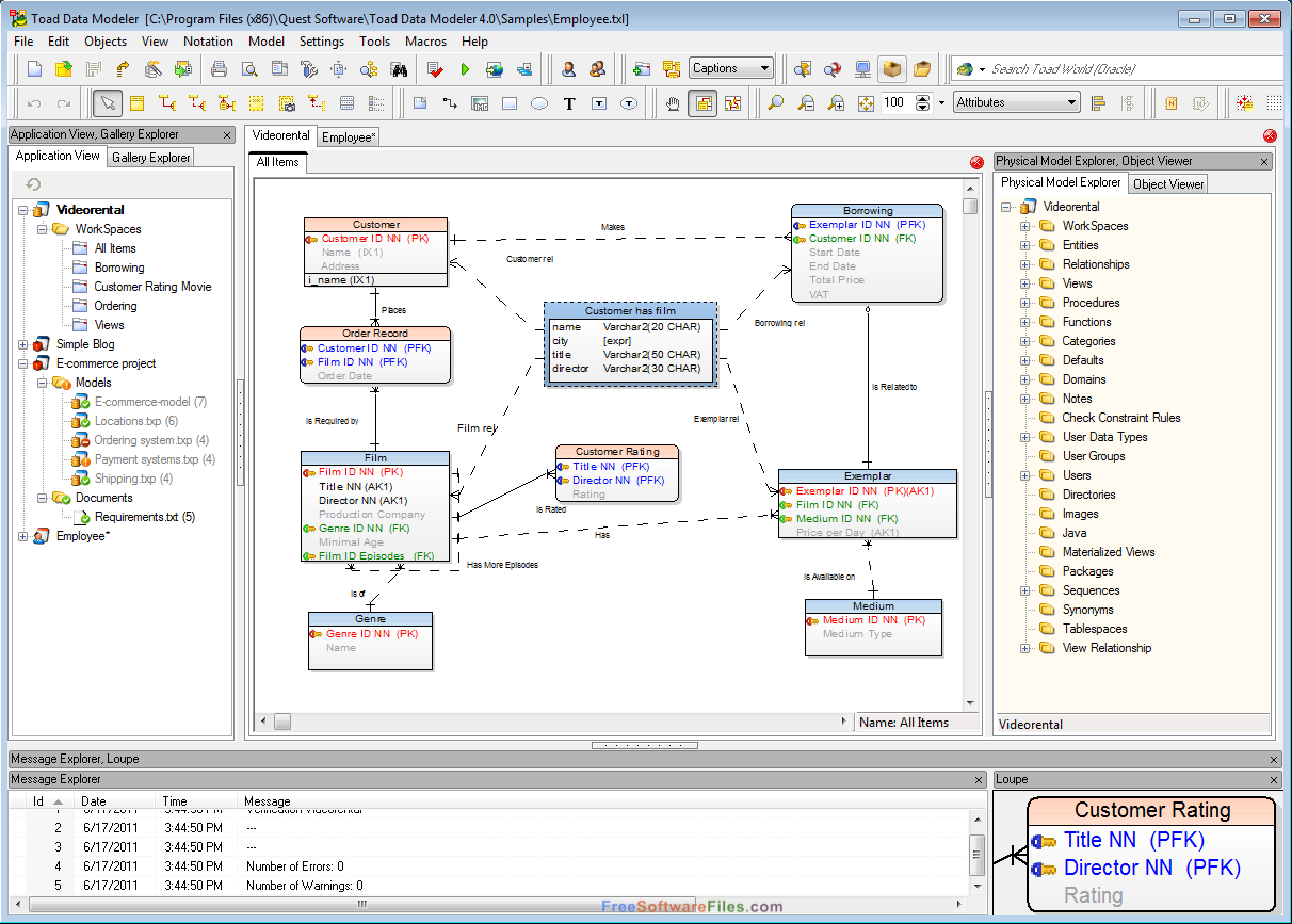 Toad Data Modeler 6.4 free download full version