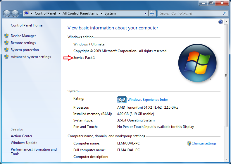 Windows 7 SP1