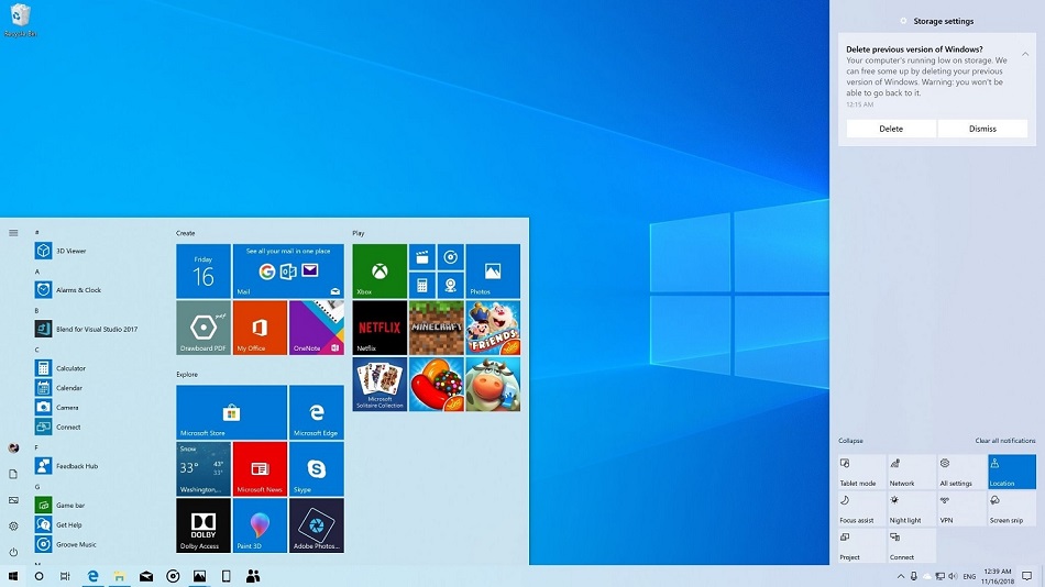 Free Download for Windows PC Windows 10 Pro 19H1 X64 September 2019