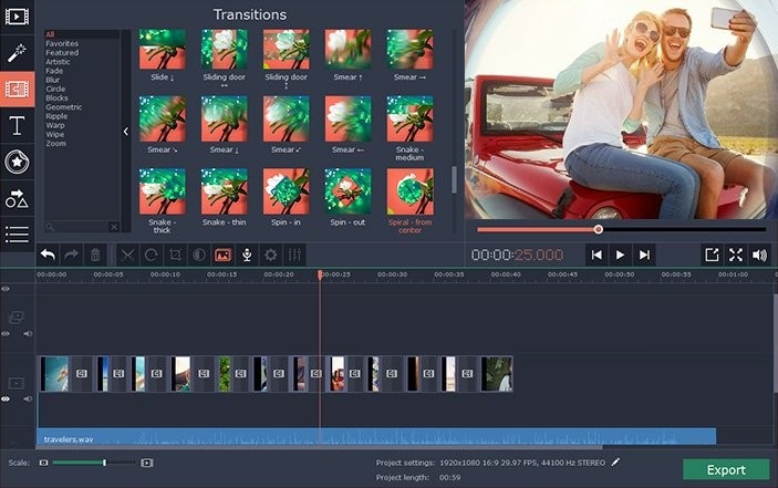 Free Download for Windows PC Movavi Video Editor Plus 20.0